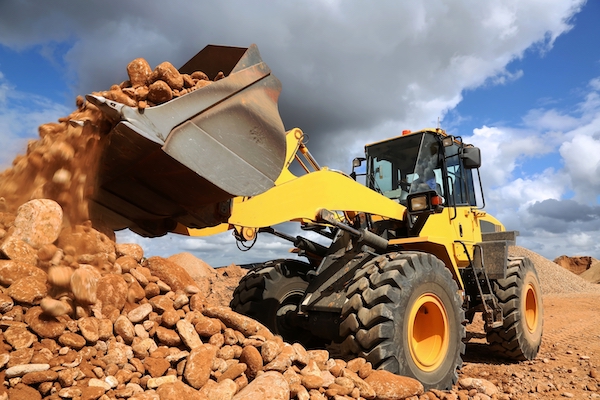 Front End Loader Tipping Stone SBB Graphic Sealed Buss Bar